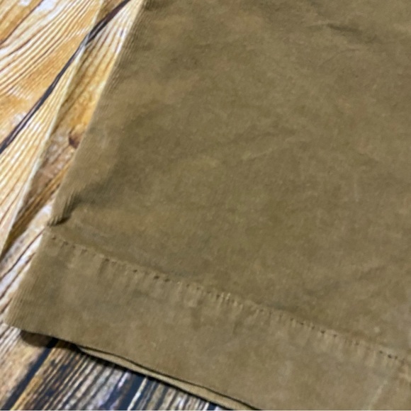 American Eagle Tan Corduroy Button Fly Skirt With Pockets - Picture 2 of 5